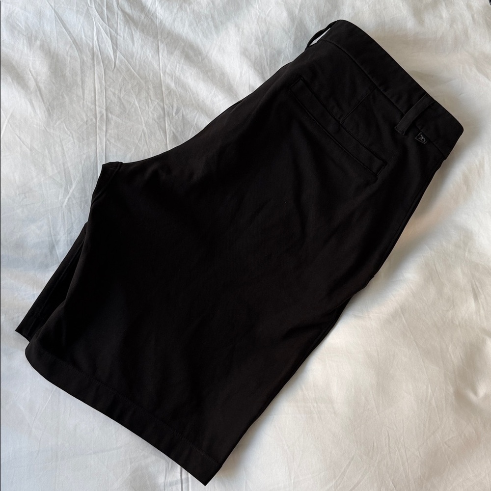 Black Casual Shorts 7 Diamonds